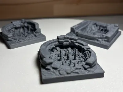 Ancient Stone Traps – Terrain Set for RPG's