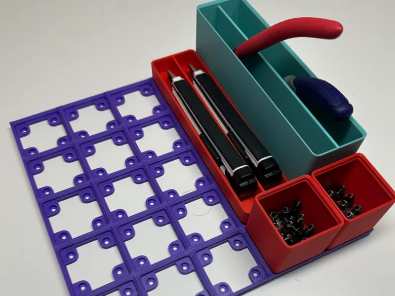 ABS Gridfinity 5x5 base with magnets