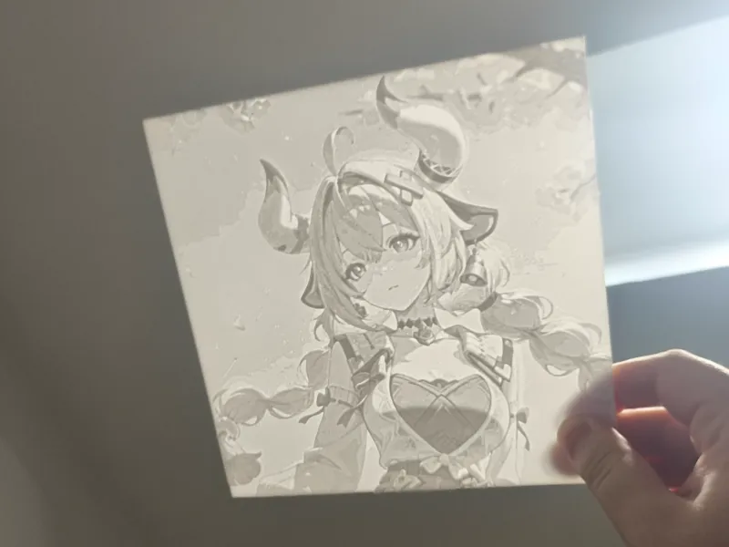 原神 牛牛 瓦雷莎 透光浮雕 