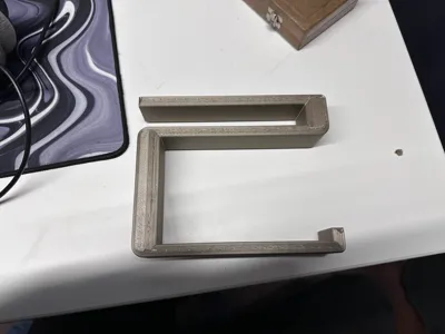 headphone holder under the table minimalistic
