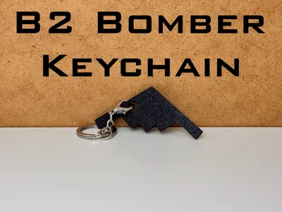 B2 Stealth bomber keychain