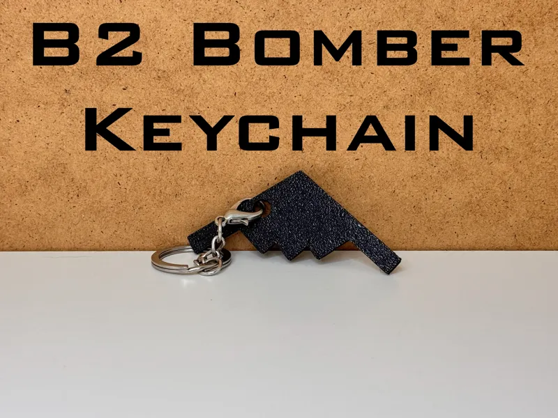 B2 Stealth bomber keychain
