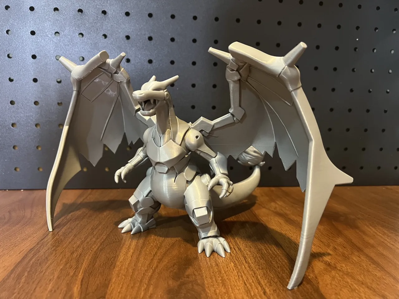 Mecha Pokemon Series: Mighty Charizard Statue view 3