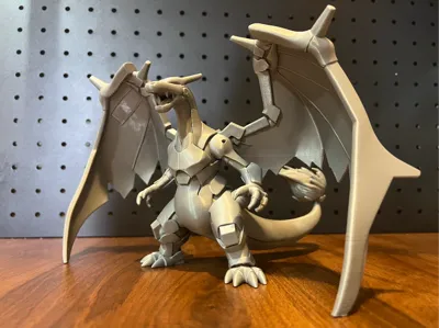 Mecha Pokemon Series: Mighty Charizard Statue