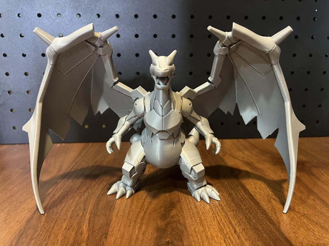 Mecha Pokemon Series: Mighty Charizard Statue view 4
