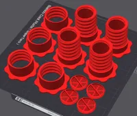 0.12mm layer, 2 walls, 7% infill, X4 full plate