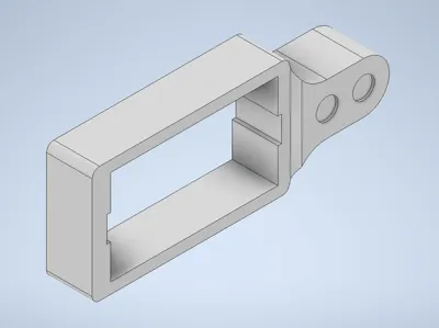 Bambu door handle rectangular hygrometer holder