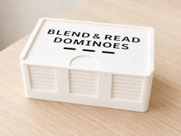 Modelo para impresión 3D: Blend & Read Dominoes – 3-Level Phonics Game — vista de referencia 4