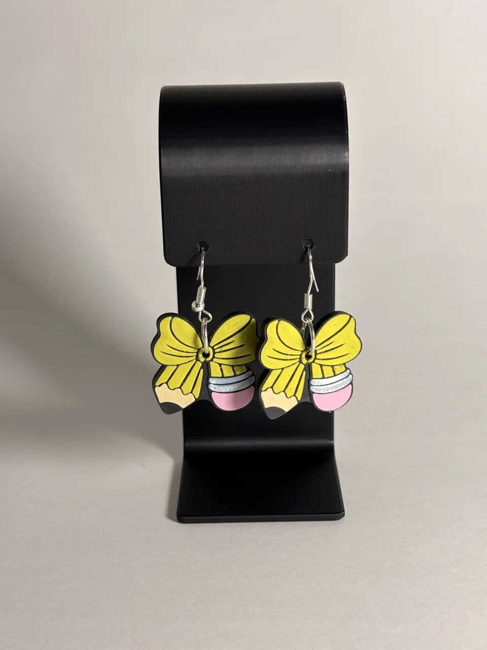 Pencil Bow Earrings view 4