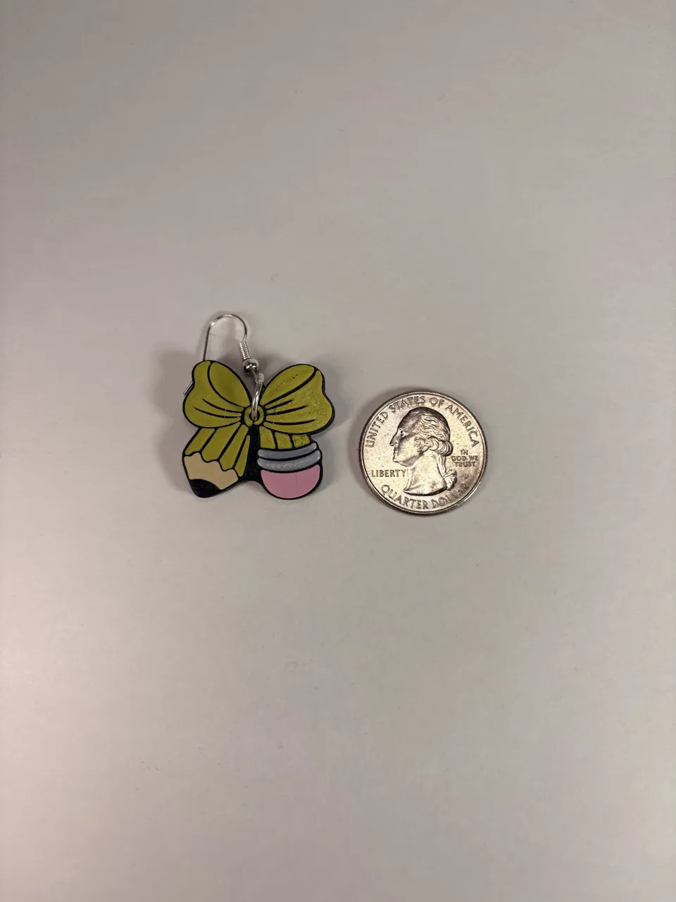Pencil Bow Earrings view 2