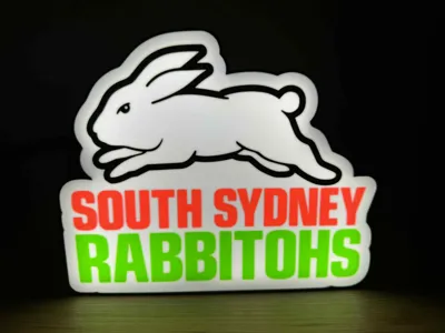 South Sydney Rabbitohs Light Box