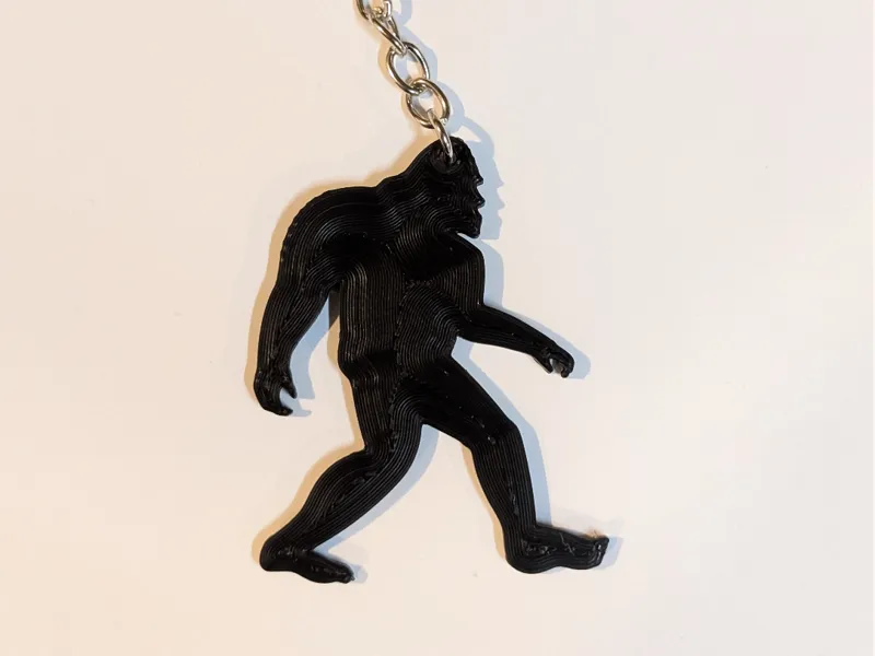 Bigfoot Keychain