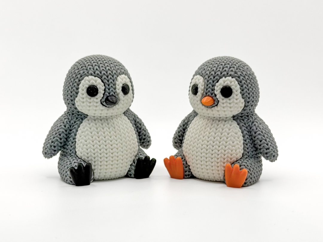 Pingüino Bebé Tejido 