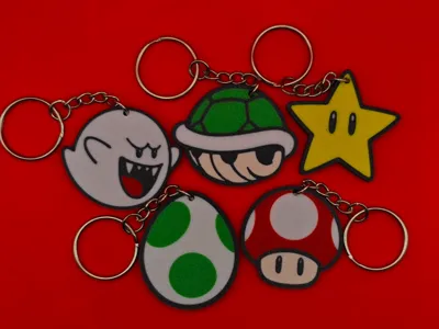 Mario Keychain Collection