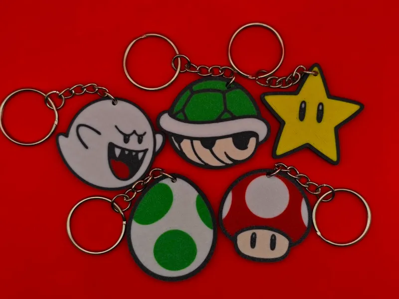Mario Keychain Collection