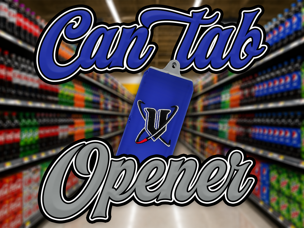 Can Opener Keychain | V Energy