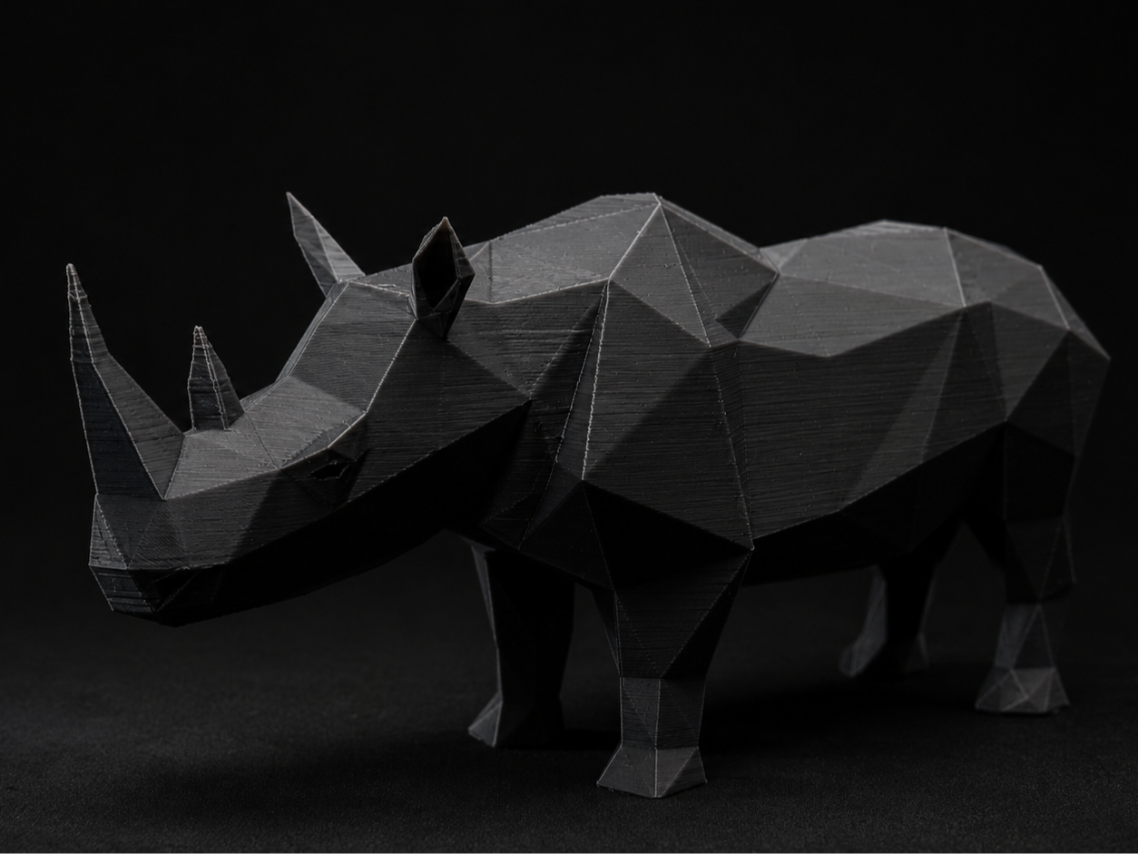 Low Poly Rhino 