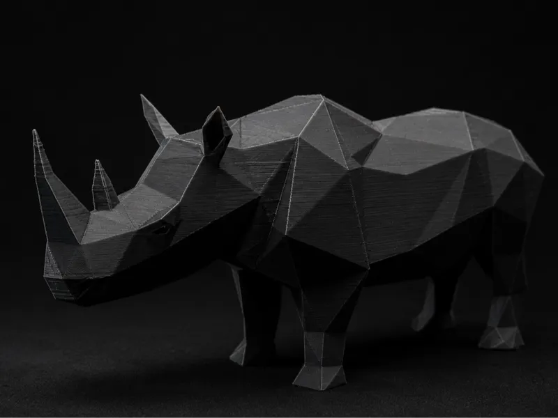 Low Poly Rhino