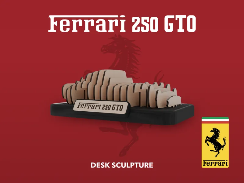 Ferrari 250 GTO - Desk Base