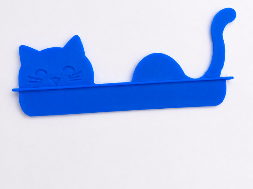 Marcapaginas creativo de un gato