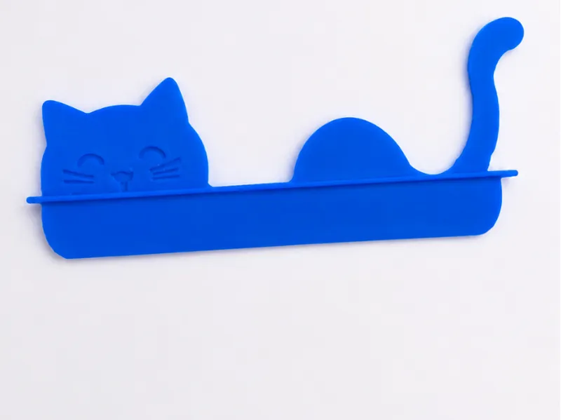 Marcapaginas creativo de un gato