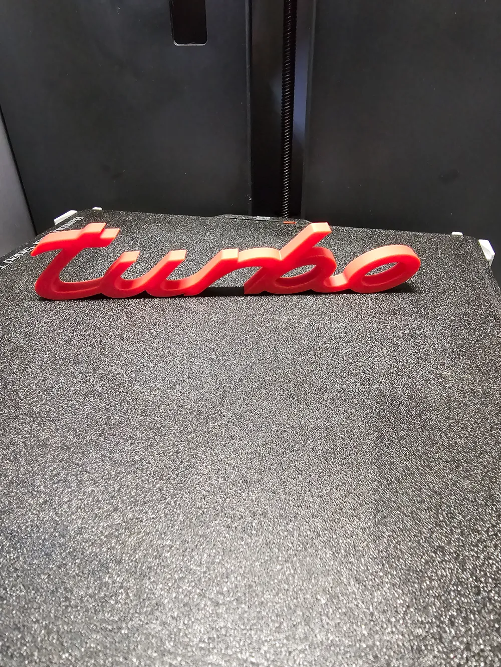 Poirsche Turbo Lettering Porsche turbo Logo - Free 3D Print Model - MakerWorld