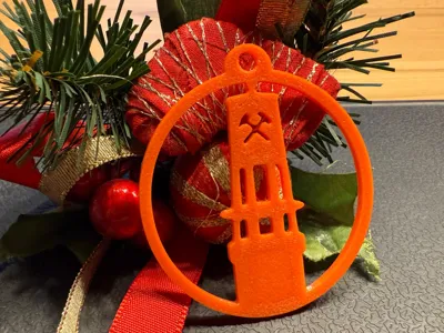 Miner's Lamp Christmas Ornament