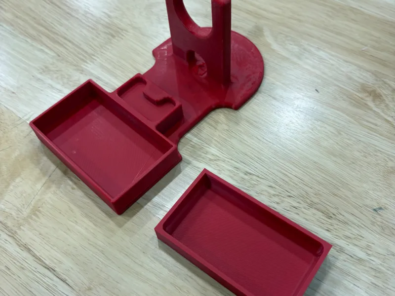 Hot Glue Gun Holder with Removable Drip Tray
