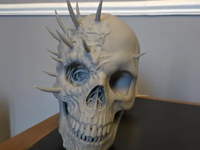 Hybrid Zombie Skull (full size)