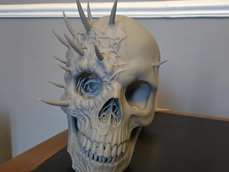 Hybrid Zombie Skull (full size)