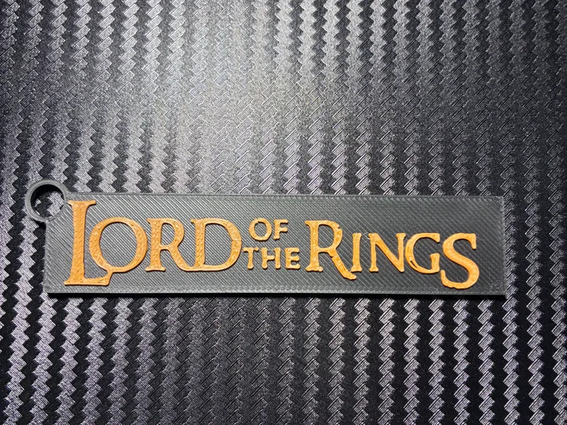 Lord of the Rings key chain print