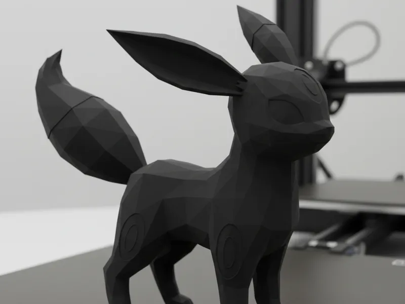 Umbreon low poly