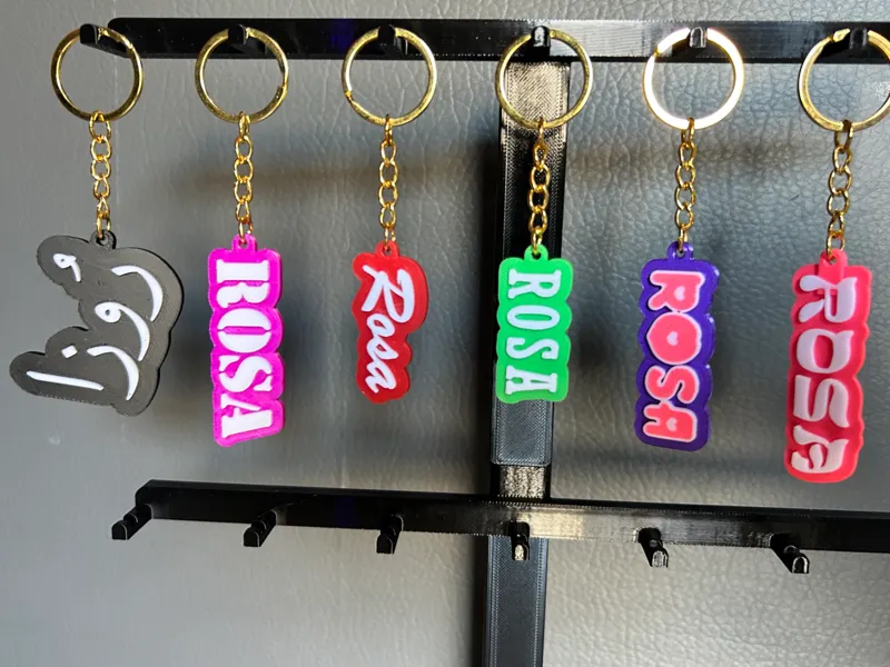 Rosa Keychain