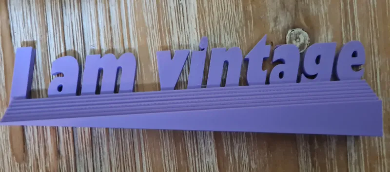 I am vintage