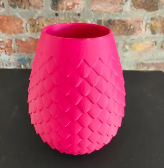 Vase écaille poisson