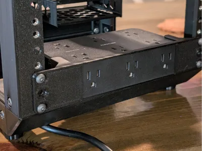 10 inch rack - 1u mount HANYCONY Power Strip