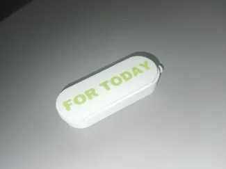 Keychain pill box