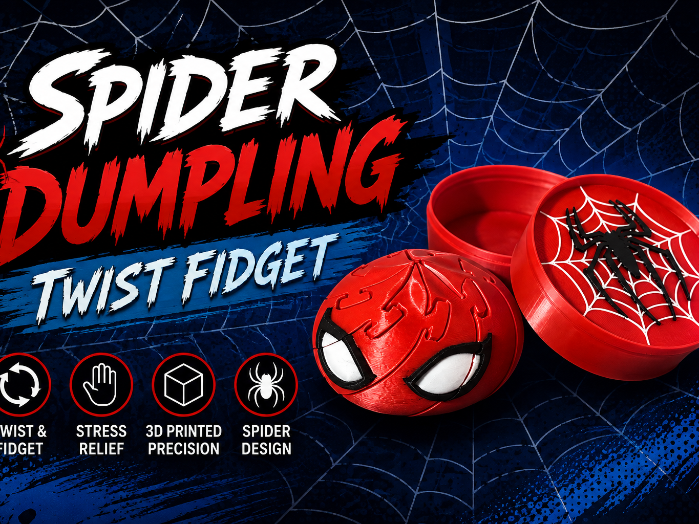 Spider Dumpling Twist Fidget - 1