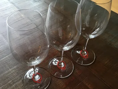 Squid game wine glass marker