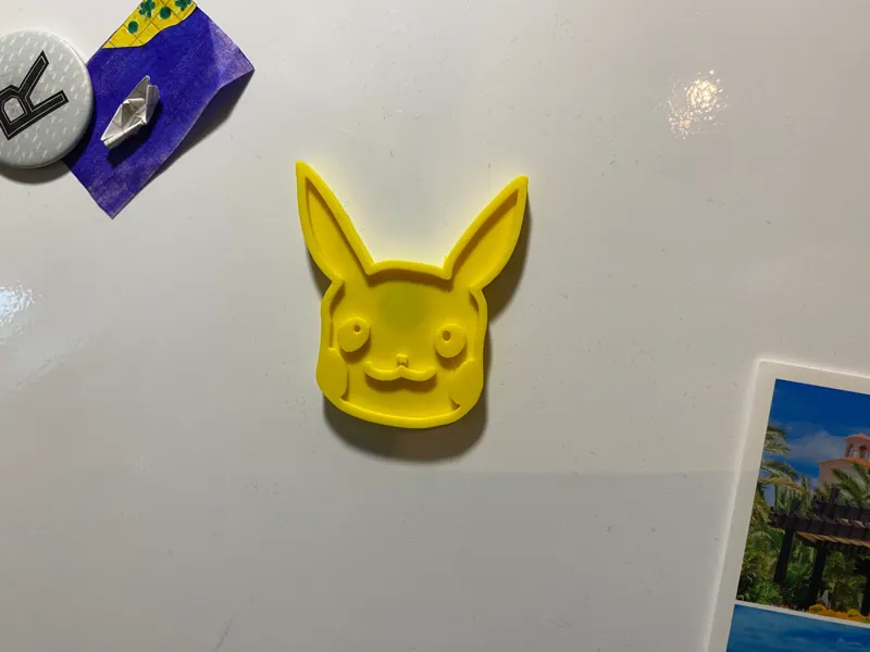 Pikachu fridge magnet