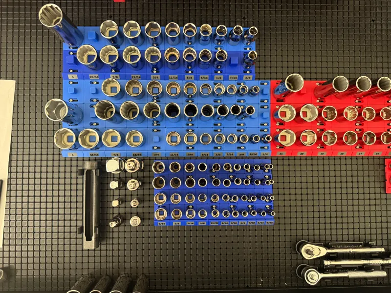Grid10 1/2" Expandable Socket Tray