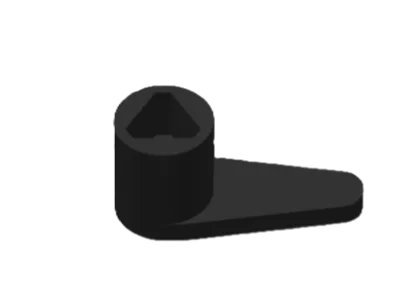 8mm triangle key