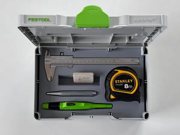 Rangement pour outils de mesure dans coffret Systainer