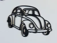 Décoration murale Coccinelle Volkswagen 1963 — photo 2