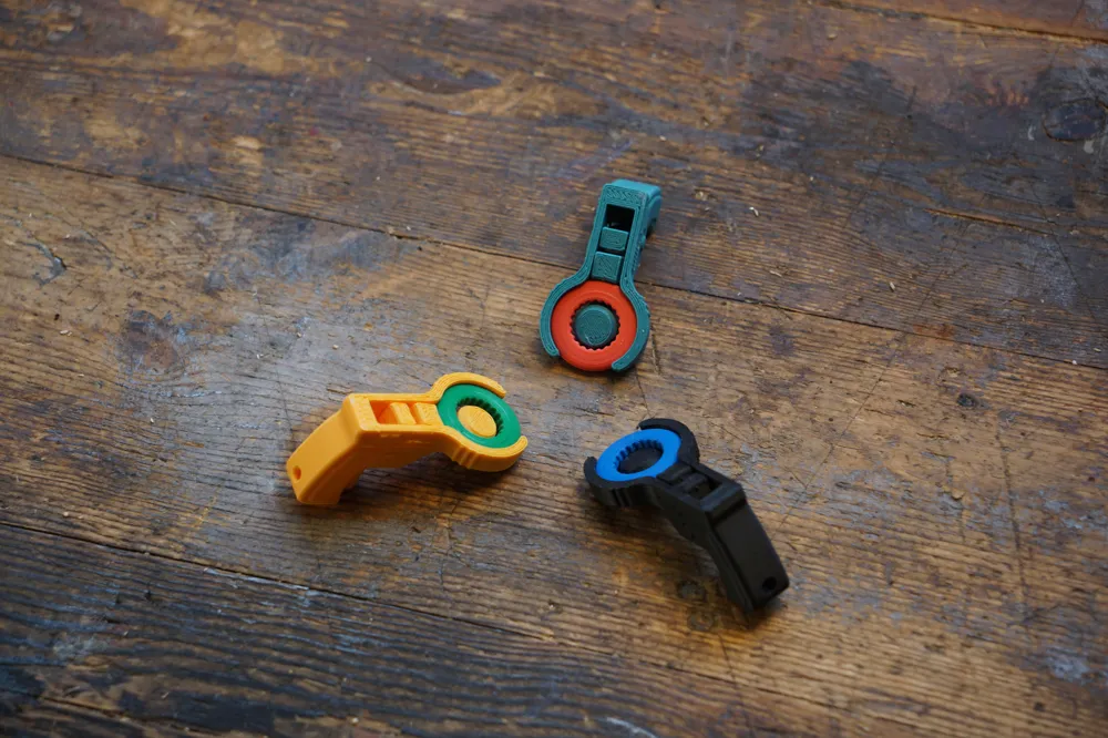 Micro disc gun (Easy, quick, print-in-place) - Free 3D Print Model ...