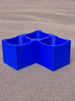 CONSTRUCTION BRICK ANGULAR 6X6X3cm, 0.2mm layer, 2 walls,15%