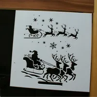 Pochoir traîneau de Noël — photo 2