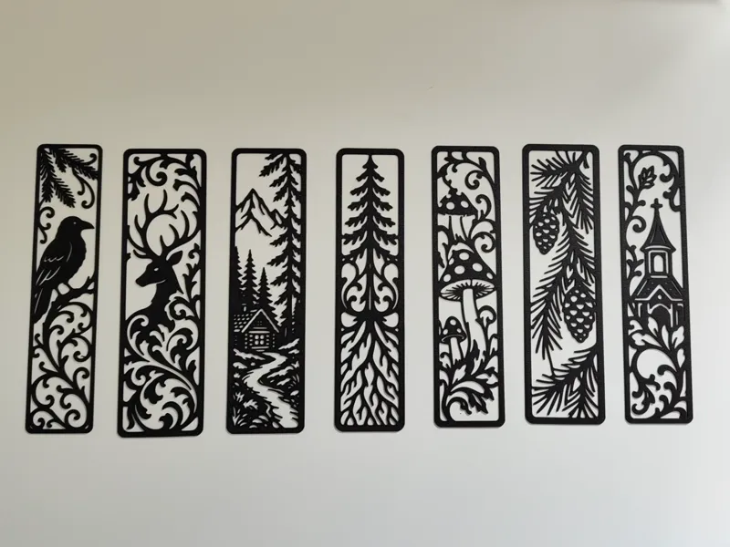 Bookmark Set - 7 Forest Designs