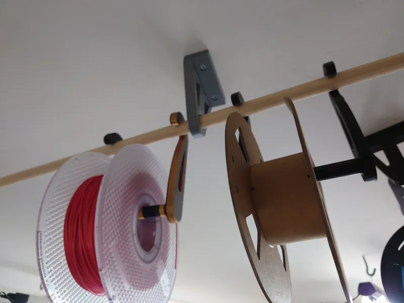 Spool Rack Holder | Screw In Hanging Mount Filament
