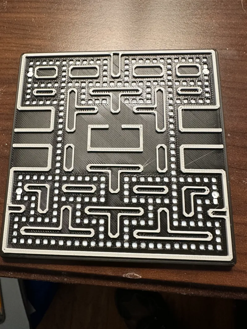 Pac-Man Coaster converted to Bambu multi color